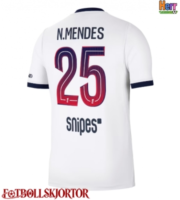 Paris Saint-Germain Nuno Mendes #25 Bortatröja 2026-27 Kortärmad
